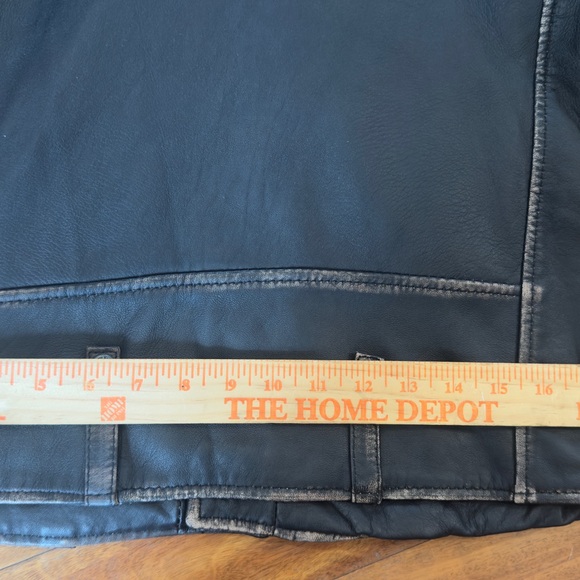 NWOT - BLADE BIKER ANTIQUE LEATHER JACKET - S - Picture 14 of 15